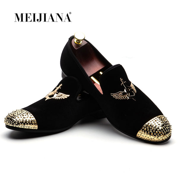 MEIJIANA 2018 Fashion Brand Men's Shoes Handmade Leather Comfortable Men's Shoes Men's Loafers Banquet Shoes - Meyar