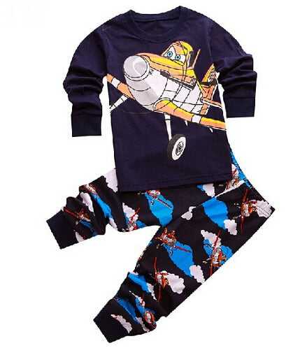 2018 kids pajamas sets Baby girl and boys clothes sweet dreams pijamas baby boys girls cartoon long sleeve T-shirt+Pants 2pcs - Meyar