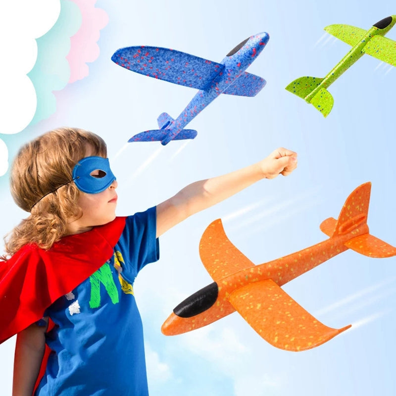 2019 DIY Kids Toys Hand Throw Flying Glider Planes Foam Aeroplane Model Party Bag Fillers Flying Glider Plane Toys For Kids Game - Meyar