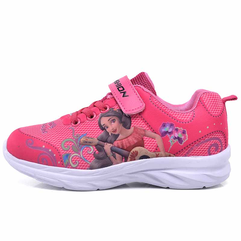 2019 Spring New Children Shoes Girls Sneakers Elsa Anna Princess Kids Shoes Fashion Casual Sport Running Leather Shoes for girls - Meyar