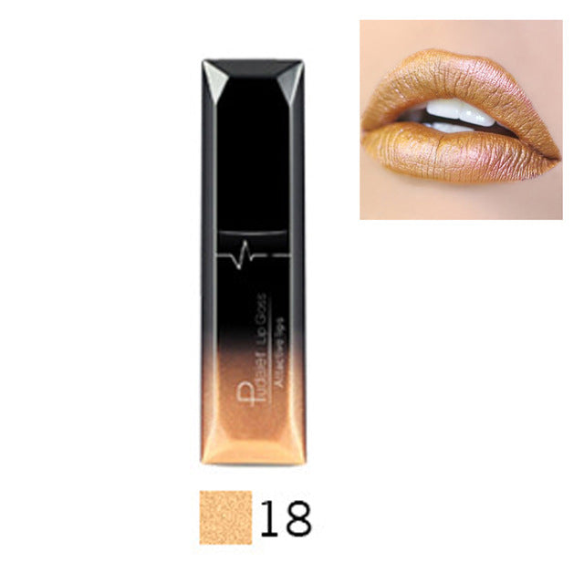 21 Color Liquid Lipstick Waterproof Mate Red Lip Long Lasting Makeup Metallic Gloss Make Up Nude Lip Stick Matte Lipstick - Meyar