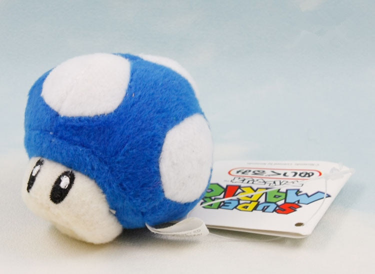 6CM Super Mario Bros Luigi Yoshi Toad Mushroom Mushrooms plush Keychain Anime Action Figures Toys for kids brithday gifts - Meyar