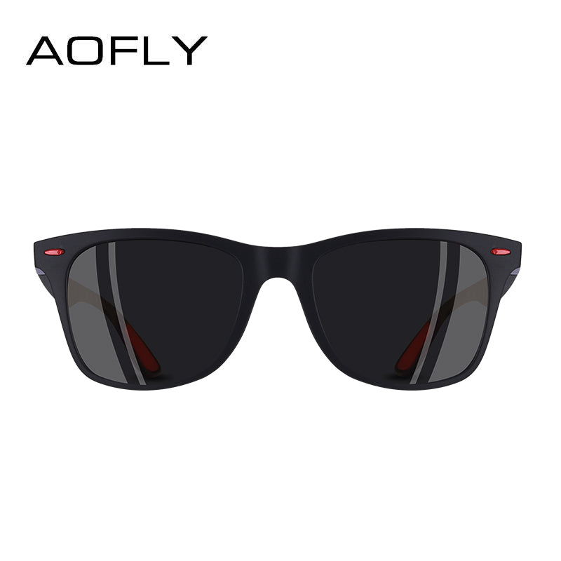 AOFLY BRAND DESIGN Classic Polarized Sunglasses Men Women Driving Square Frame Sun Glasses Male Goggle UV400 Gafas De Sol AF8083 - Meyar
