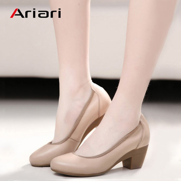 Ariari Genuine Leather Women Dress Shoes - Meyar