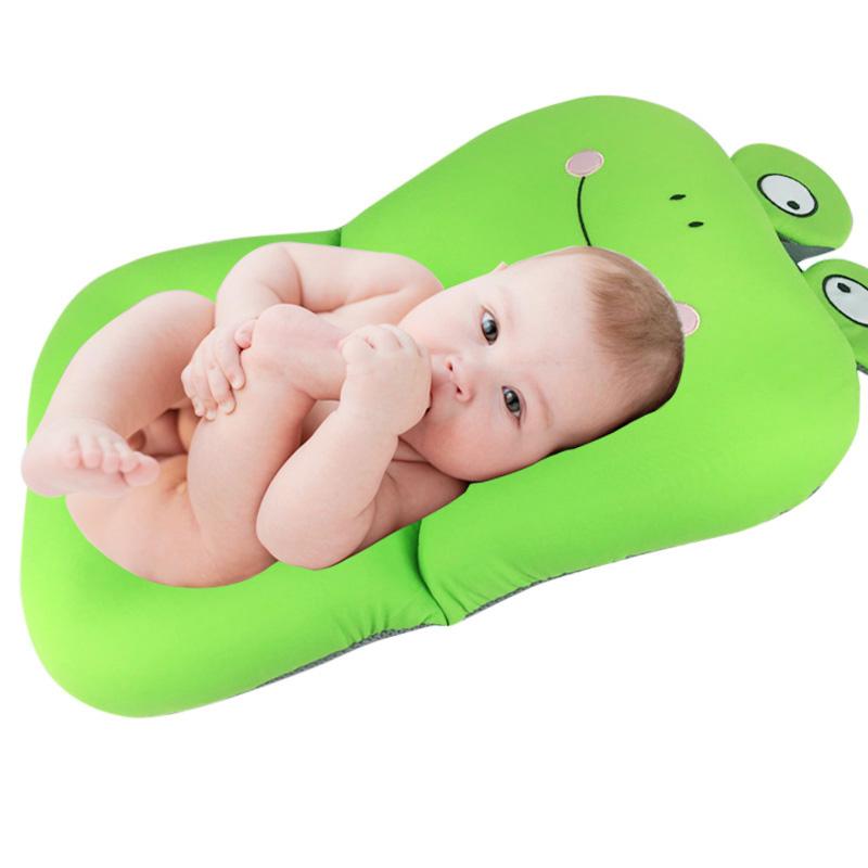 Baby Shower Portable Air Cushion Bed Babies Infant Baby Bath Pad Non-Slip Bathtub Mat NewBorn Safety Security Bath Seat Support - Meyar