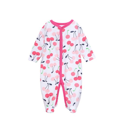 Baby girl Clothes Newborn Lucky Child New born babies Cotton Cartoon printing Infant Clothing 1pcs 0-12 months - Meyar
