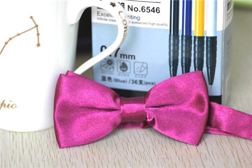 Kid's Solid Bow Tie - Meyar