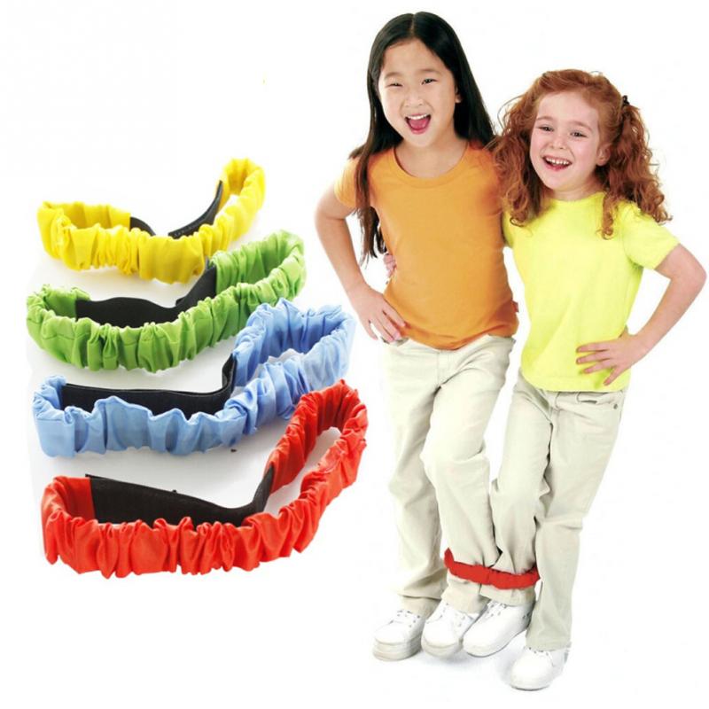 Children Two People Three-legged Ropes Tied To The Foot Running Race Sports Game Children Outdoor Toys Kid Cooperation Training - Meyar