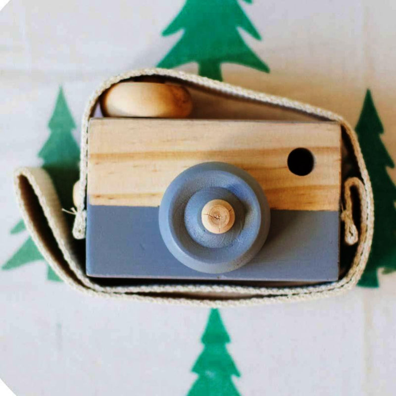 Cute Nordic Hanging Wooden Camera Toys Kids Toys Gift 9.5*6*3cm Room Decor Furnishing Articles Christmas Gift For Kid Wooden Toy - Meyar