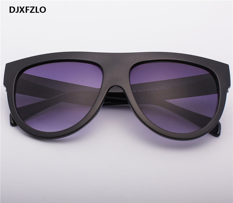 DJXFZLO 2018 Gafas Fashion Women Sunglasses Brand Designer Luxury Vintage Sun glasses Big Full Frame Eyewear Women Glasses - Meyar