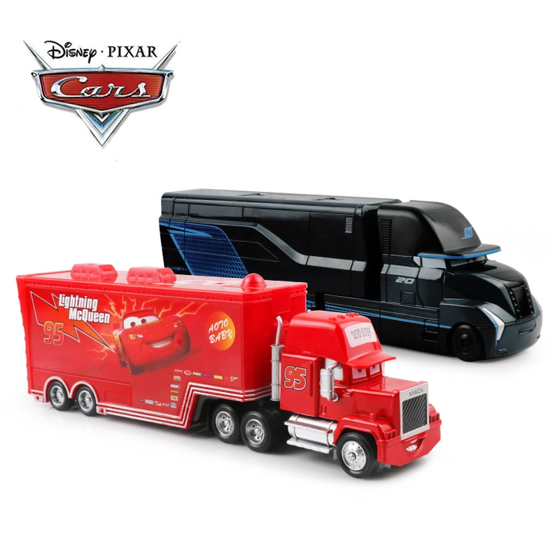 Disney Pixar Cars 2 3 Toys Lightning McQueen Jackson Storm Mack Uncle Truck 1:55 Diecast Model Car Toy Children Birthday Gift - Meyar