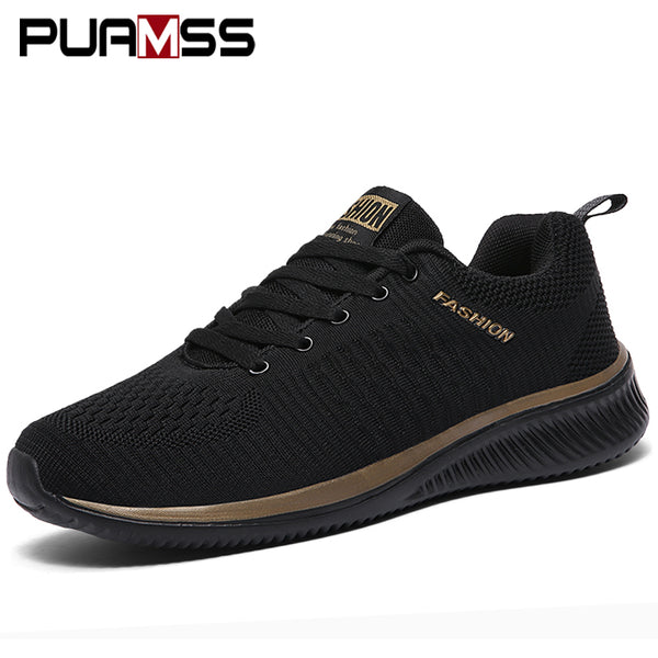 Exclusive New Mesh Men Casual Shoes Lac-up Men Shoes Lightweight Comfortable Breathable Walking Sneakers Tenis Feminino Zapatos - Meyar
