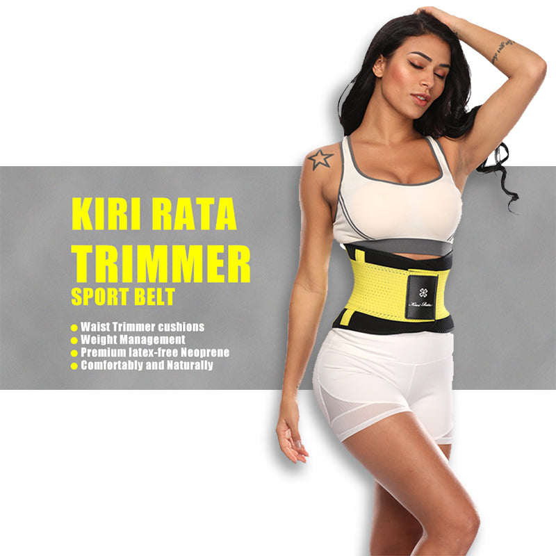 Fitness Belt Xtreme Power Thermo Hot Body Shaper Waist Trainer Trimmer Corset Waist Belt Cincher Wrap Workout Shapewear Slimming - Meyar