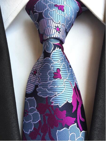 JEMYGINS Classic Silk Men Tie Plaid Neck Ties 8cm - Meyar