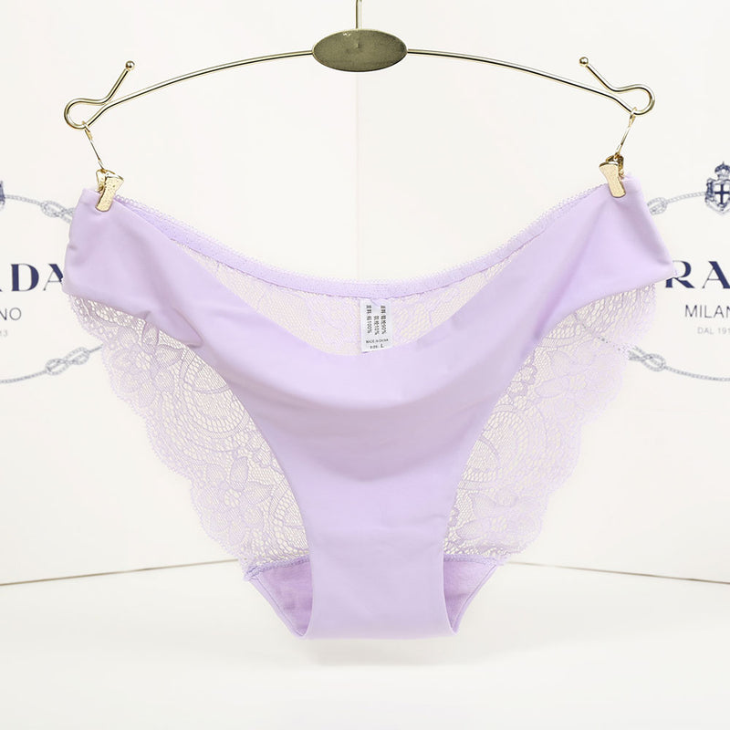 Ladies Underwear Woman Panties Sexy Lace Plus Size Panty Transparent Low-Rise Cotton Briefs Intimates New Hot Sale - Meyar