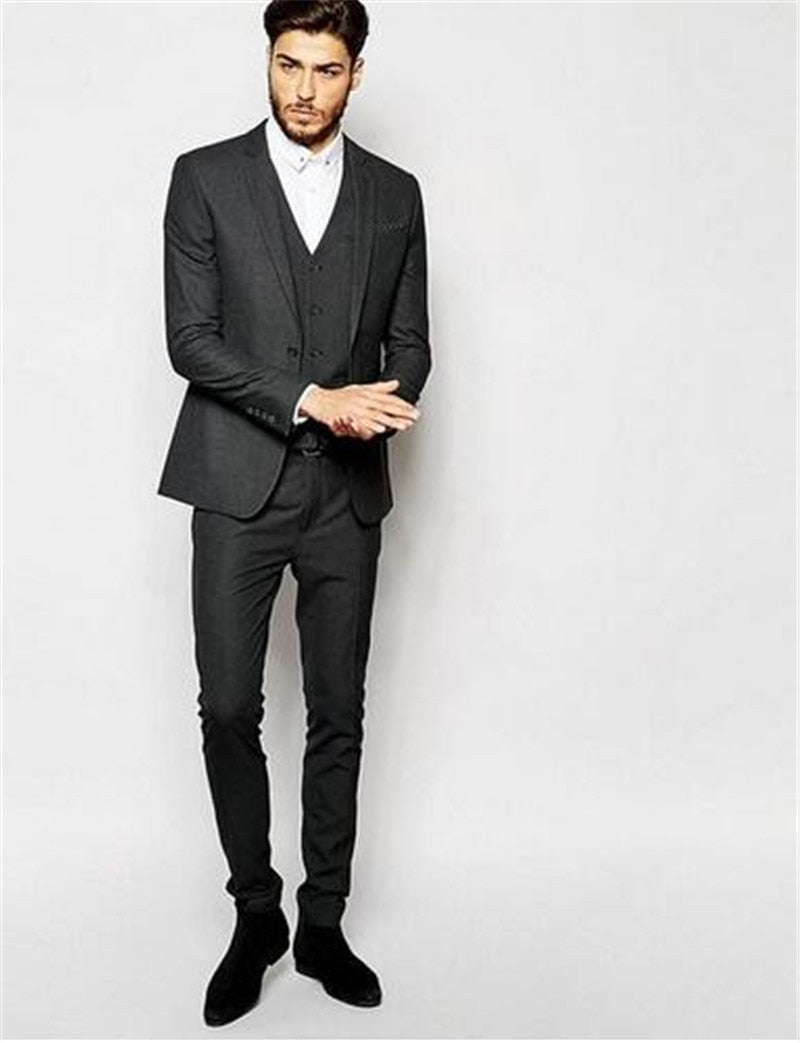 Latest Coat Pant Designs Beige Men Suit Prom Tuxedo Slim Fit 3 Piece Groom Wedding Suits For Men Custom Blazer Terno Masuclino - Meyar