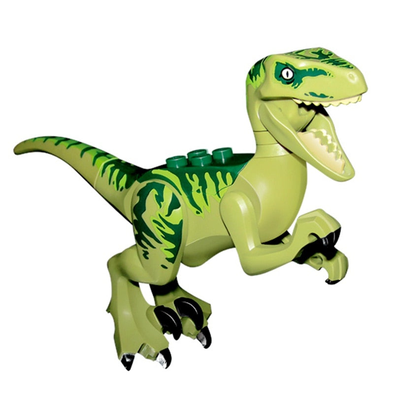 Legoings Jurassic Dinosaurs World Park Dinosaur Raptor protection zone Building Blocks Set Kids Toys juguetes Compatible Legoing - Meyar