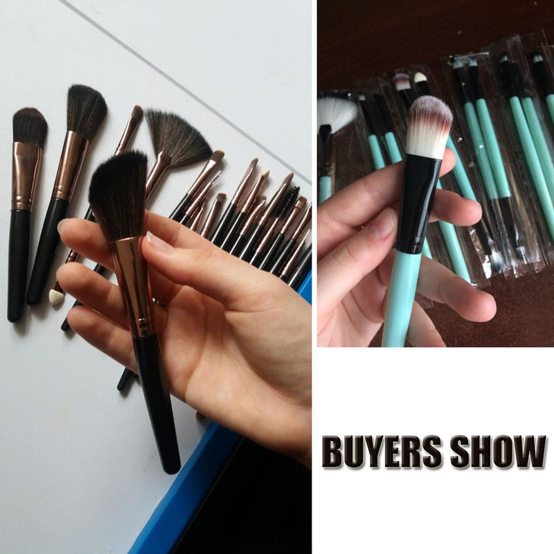 MAANGE 6/15/18Pcs Makeup Brushes Tool Set Cosmetic Powder Eye Shadow Foundation Blush Blending Beauty Make Up Brush Maquiagem - Meyar