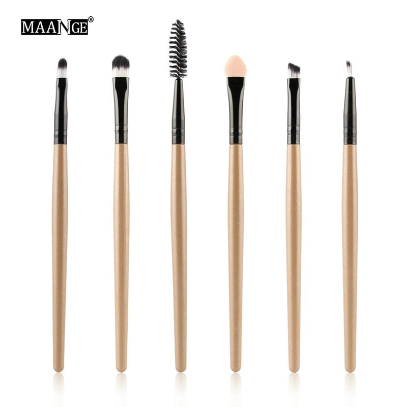MAANGE Pro 15Pcs Makeup Brushes Set Eye Shadow Foundation Powder Eyeliner Eyelash Lip Make Up Brush Cosmetic Beauty Tool Kit Hot - Meyar