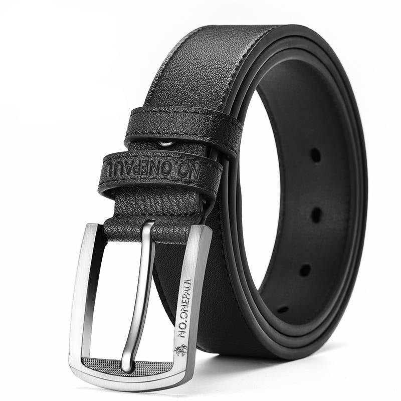 NO.ONEPAUL cow genuine leather luxury strap male belts for men new fashion classice vintage pin buckle men belt High Quality - Meyar