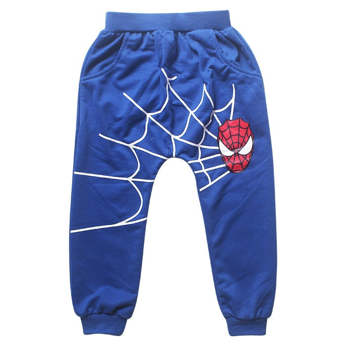 New Baby Boys Spring Autumn Spiderman Sports suit 2 pieces set Tracksuits Kids Clothing sets 100-150cm Casual clothes Coat+Pant - Meyar