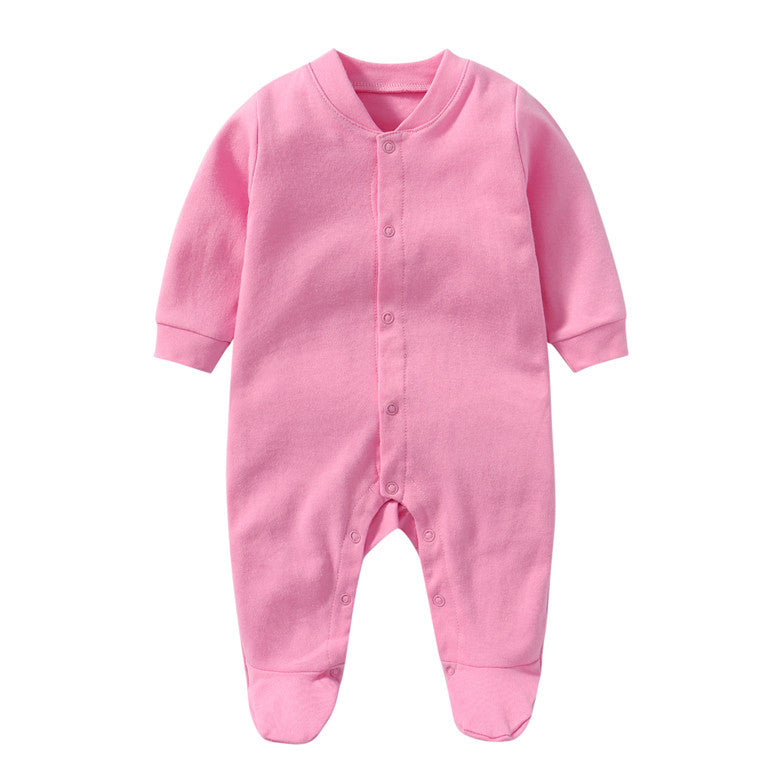 New Born Infant Baby Girl Boy Jumpsuit One-Pieces Footies Baby Clothing Cotton Unisex Newborn Footies Jumpsuit Sleep Play cloth - Meyar