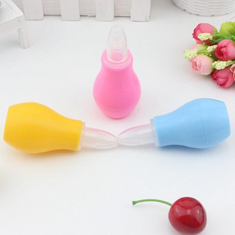 New Born Silicone Baby Safety Nose Cleaner Vacuum Suction Children Nasal Aspirator New Baby Care Diagnostic-tool Vacuum Sucker - Meyar