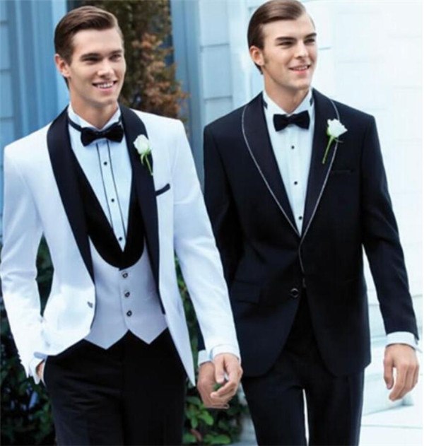 Tuxedo Groom Suits For Men Wedding - Meyar