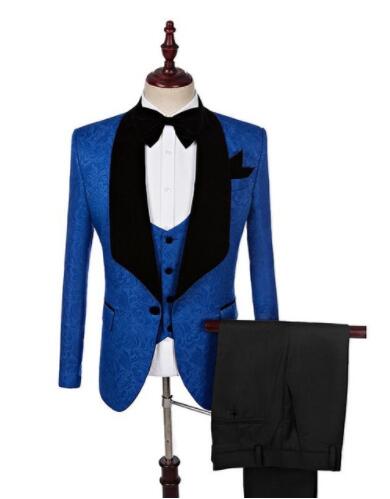 Suit Men Costume 3 Pieces - Meyar