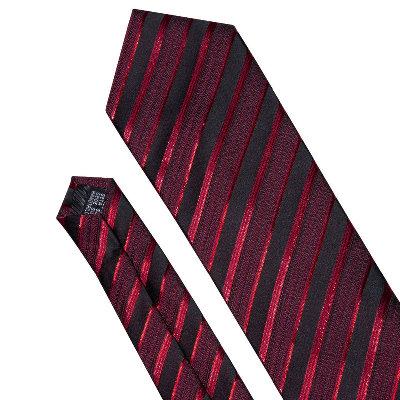 New Wedding Men Tie Red Striped Fashion Designer Ties For Men Business 8.5cm Dropshiiping Barry.Wang Groom Tie Kravat FA-5022 - Meyar