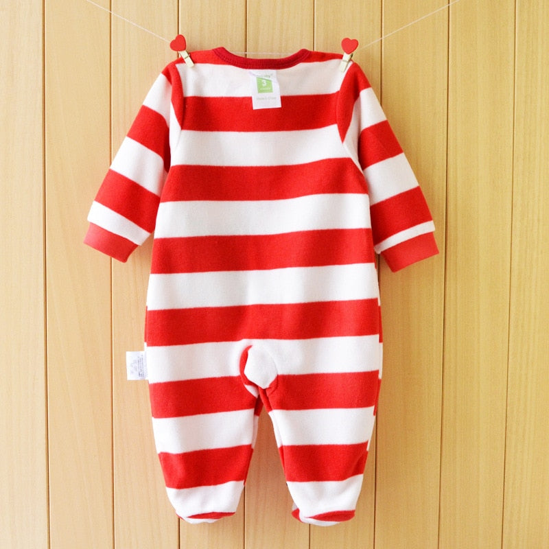 Newborn Baby Boy Girl Romper Clothes Stiped Long Sleeve jumpsuit Cute comfortable clothing for new born babies girl boy clothes - Meyar