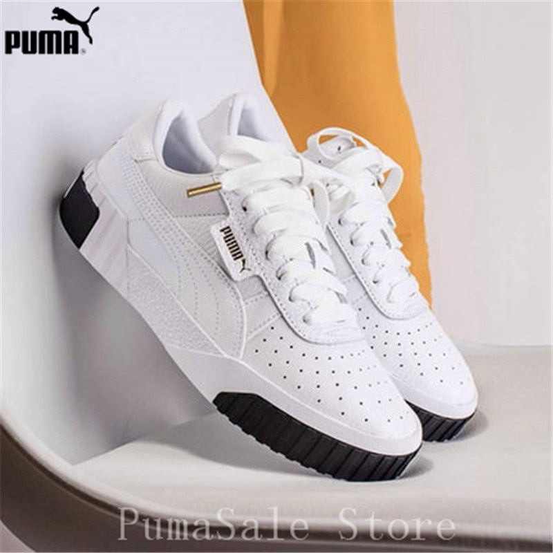 PUMA Women's Cali Sneaker 369155-04 Rihanna Basket Platform Euphoria Metal Women Badminton Shoes White Upper Women Shoes 35-40 - Meyar
