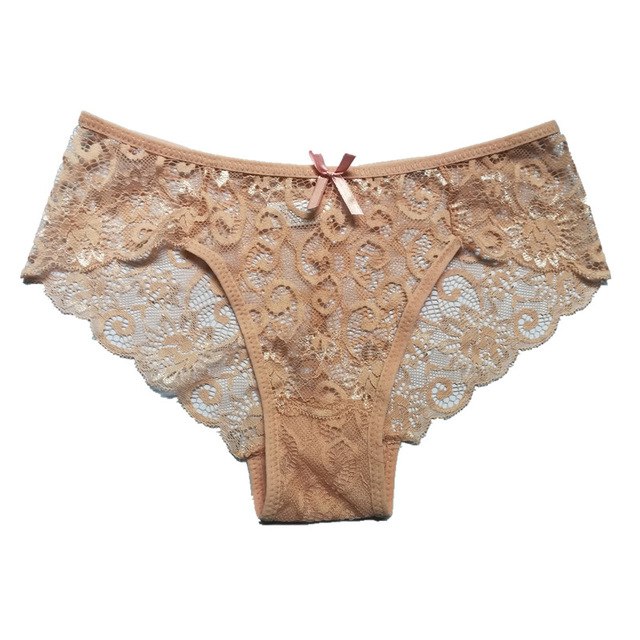 Plus Size S/XL Fashion High Quality Women's Panties Transparent Underwear Women Lace Soft Briefs Sexy Lingerie - Meyar