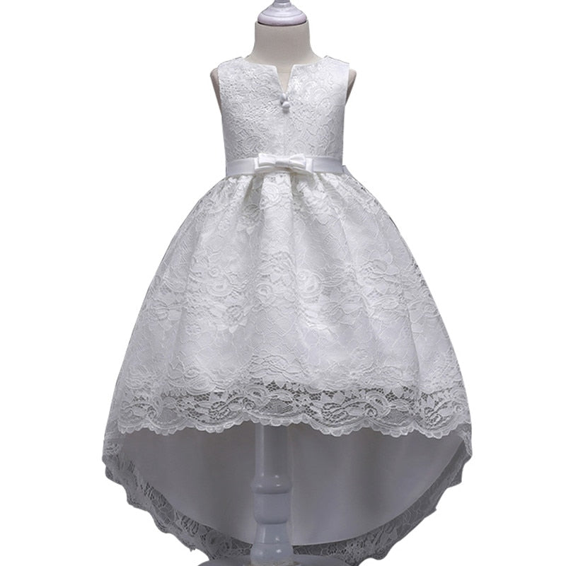 Summer Flower Lace Girls Wedding Pageant Party Dresses - Meyar