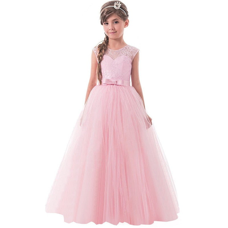 Clothing Kids Dresses For Girls Princess Wedding Gown - Meyar