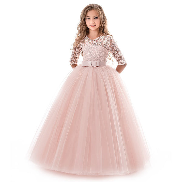 Clothing Kids Dresses For Girls Princess Wedding Gown - Meyar