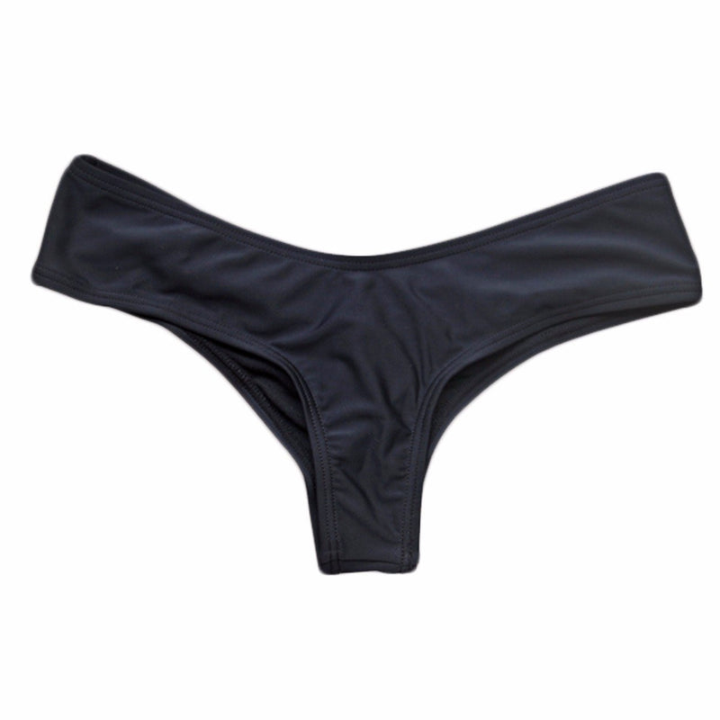Swimwear Women Briefs Bikini Bottom Side Ties Brazilian Thong Swimsuit Classic Cut Bottoms Biquini Swim Short Ladies Swimsuit - Meyar