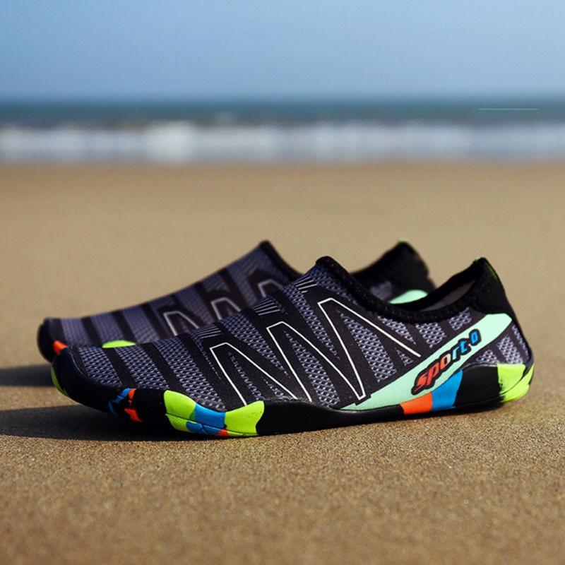 Unisex Sneakers Swimming Shoes Water Sports Aqua Seaside Beach Surfing Slippers Upstream Light Athletic Footwear For Men Women - Meyar