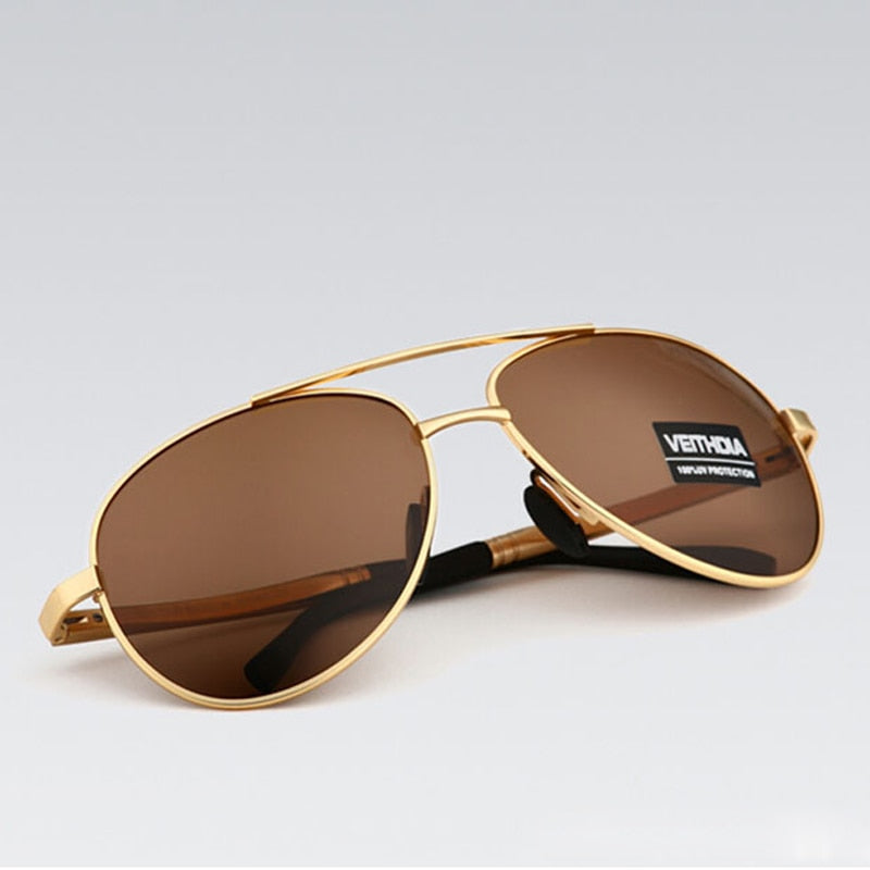 VEITHDIA Men's Sunglasses Brand Designer Pilot Polarized Male Sun Glasses Eyeglasses gafas oculos de sol masculino For Men 1306 - Meyar