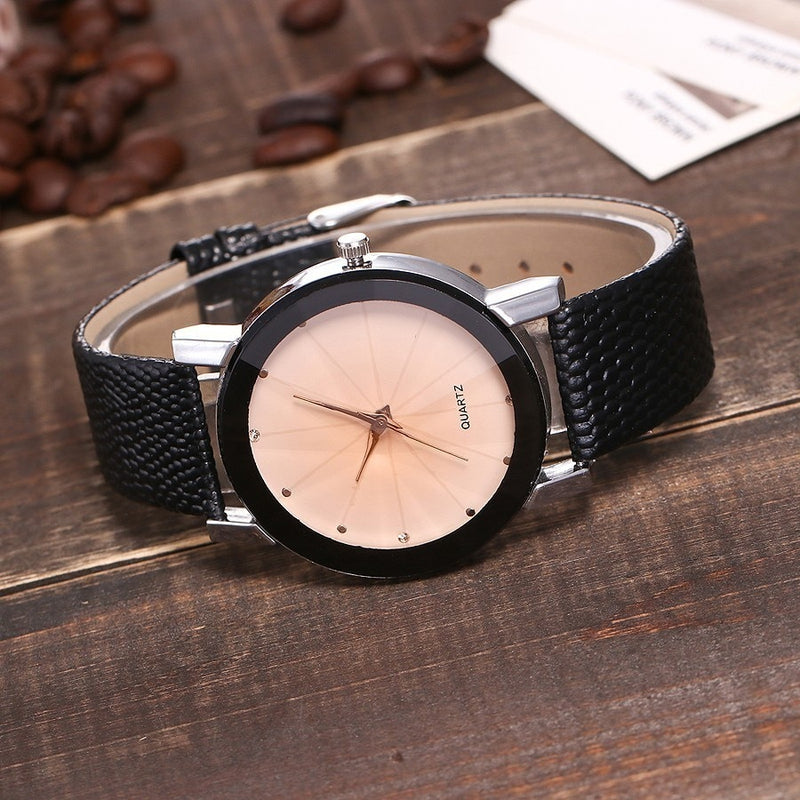 Vansvar Women Watch Luxury Brand Casual Simple Quartz Clock For Women Leather Strap Wrist Watch Reloj Mujer Drop Shipping - Meyar