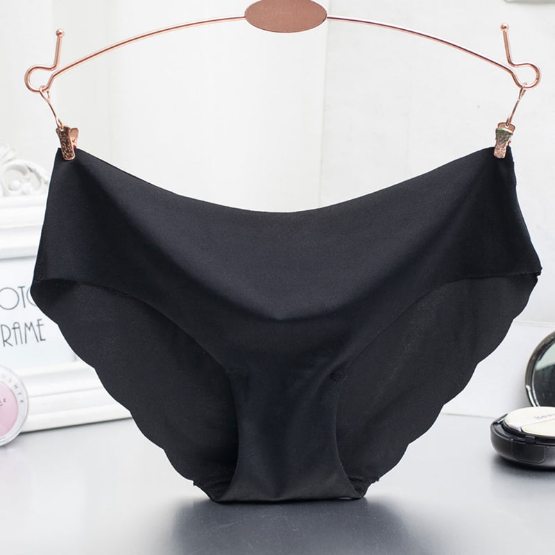 Women Panties Underwear Ultra-thin Viscose Seamless Briefs For Women's Comfort low-Rise Ruffles Sexy Lingerie Summer New Hot - Meyar