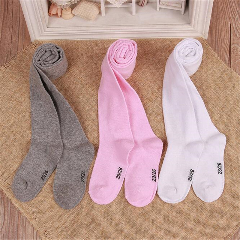 YWHUANSEN 0-6Yrs Children Spring/Autumn Tights Cotton Baby Girl Pantyhose Kid Infant Knitted Collant Tights Soft Infant Clothing - Meyar