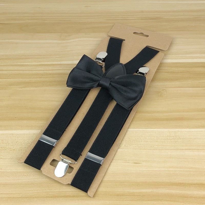 Red Bow Tie Suspenders. - Meyar