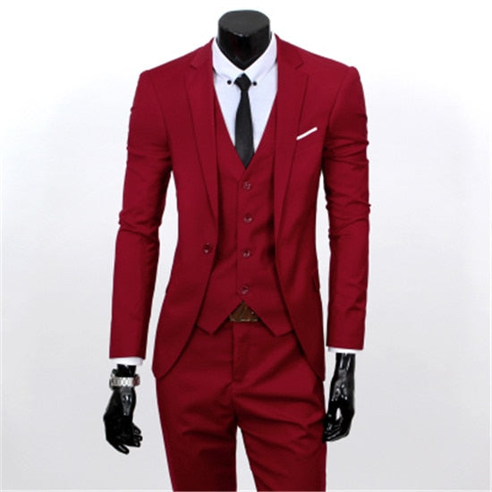 2018 Men's fashion three piece suit sets - Meyar