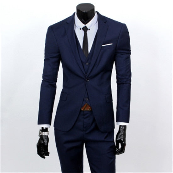 2018 Men's fashion three piece suit sets - Meyar