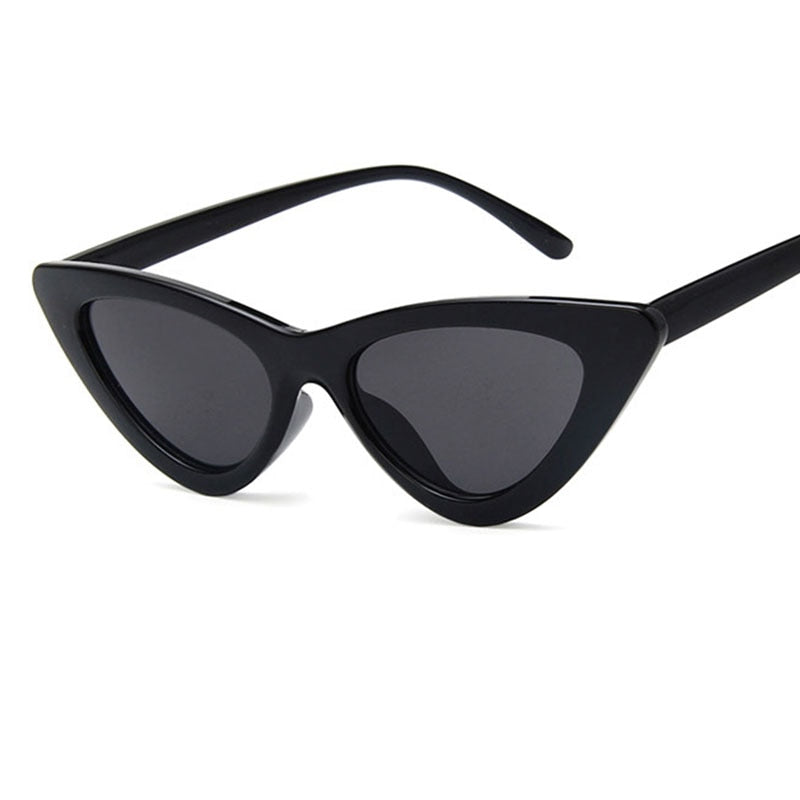 cat eye shade for women fashion sunglasses brand woman vintage retro triangular cateye glasses oculos feminino sunglasses sexy - Meyar