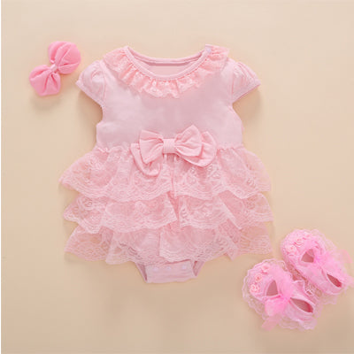new born baby girl dress vestido infantil bebe white lace baby dress wedding party gowns long sleeves girls baptism 1 year - Meyar